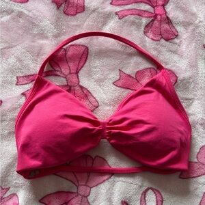 Pink Halter Sports Bra